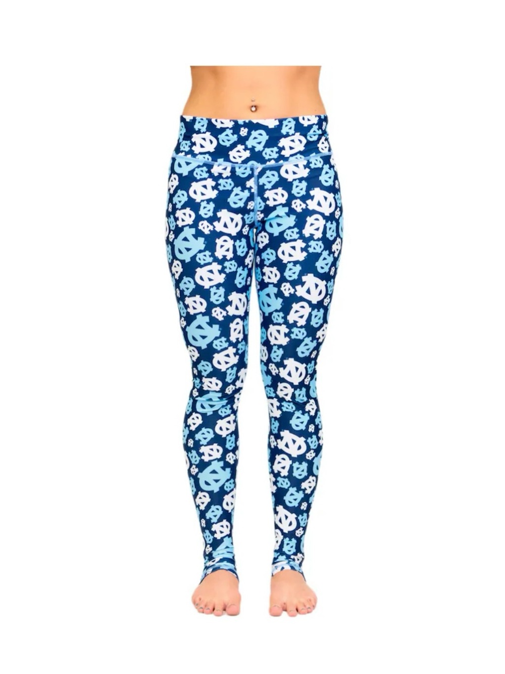 Women's ZooZatz Multi North Carolina Tar Heels Stacked Mascot Leggings